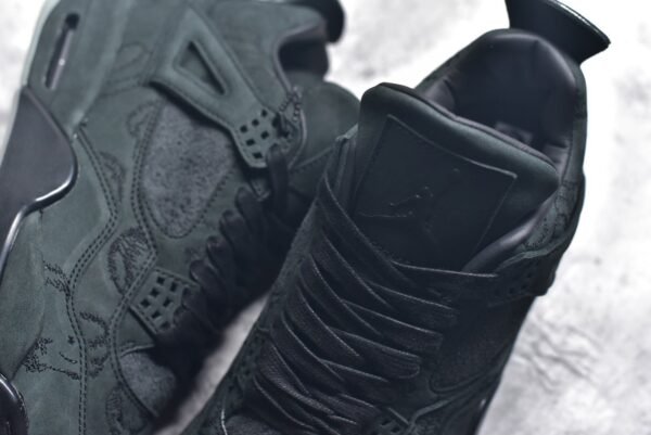 KAWS x Air Jordan AJ4  Graffiti collaboration in black and green    930155-001 - Image 7
