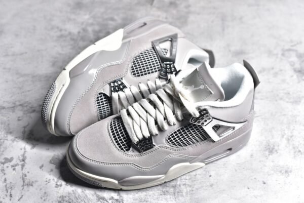 Jordan Air Jordan 4 "Light Iron Ore" "Frozen Moments"  Liquid silver gray    AQ9129-001 - Image 5