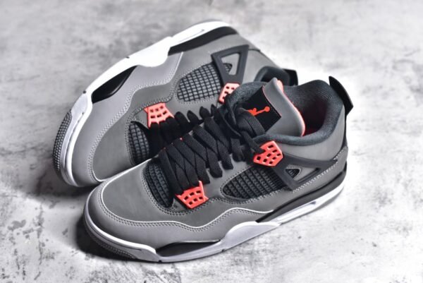 Jordan Air Jordan 4 retro "infrared" Infrared Black Grey Red    DH6927-061 - Image 5