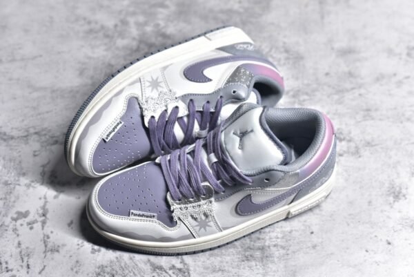 Air Jordan AJ1 Low Panda prank Modern Weijing Gray Rose Medal    553560-053 - Image 8