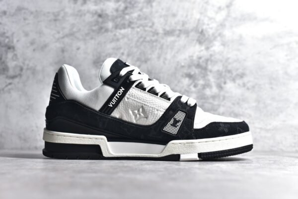 Louis Vuitton LV Trainer White Black     1A9JG9 - Image 3