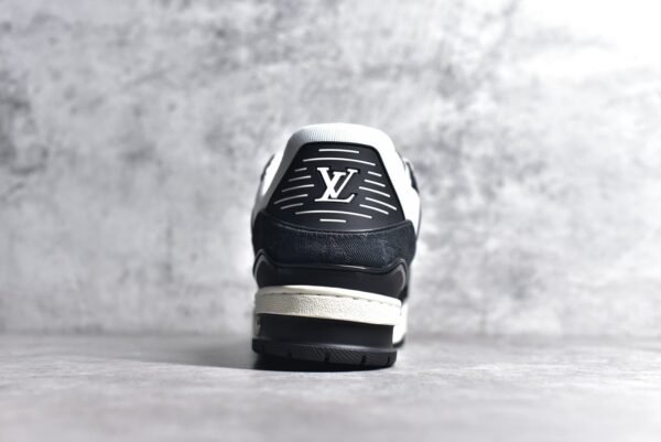 Louis Vuitton LV Trainer White Black     1A9JG9 - Image 9