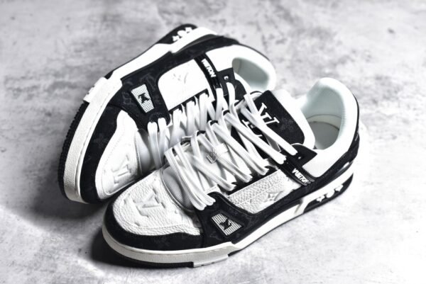 Louis Vuitton LV Trainer White Black     1A9JG9 - Image 5