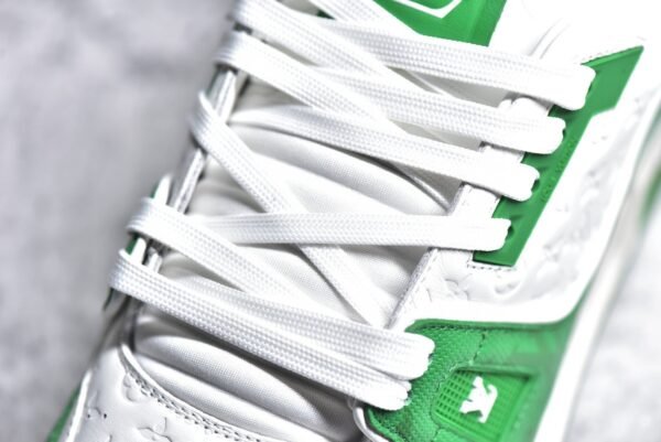 Louis Vuitton LV Trainer#54 Signature Green White    1AANFY - Image 9