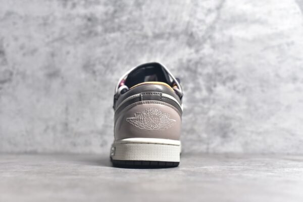 Air Jordan AJ1 Low Customized brown color scheme    DQ8421-001 - Image 12