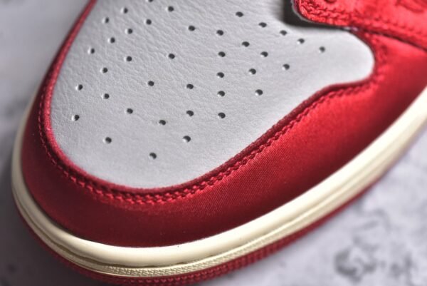 Trophy Room x Air Jordan AJ1 Low Jordan's son collaborates in white, black, and red    FN0432-100 - Image 6