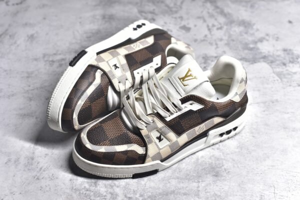 Louis Vuitton LV Trainer#54 Damier Ebene Multi   1AAST3 - Image 7