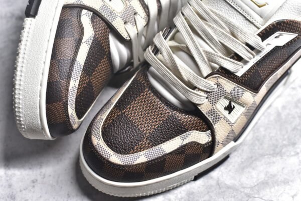 Louis Vuitton LV Trainer#54 Damier Ebene Multi   1AAST3 - Image 8