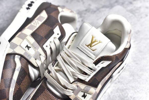 Louis Vuitton LV Trainer#54 Damier Ebene Multi   1AAST3 - Image 13