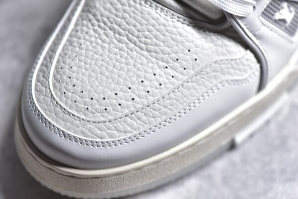 Louis Vuitton LV Trainer White Grey Signature  1A8WAV - Image 13
