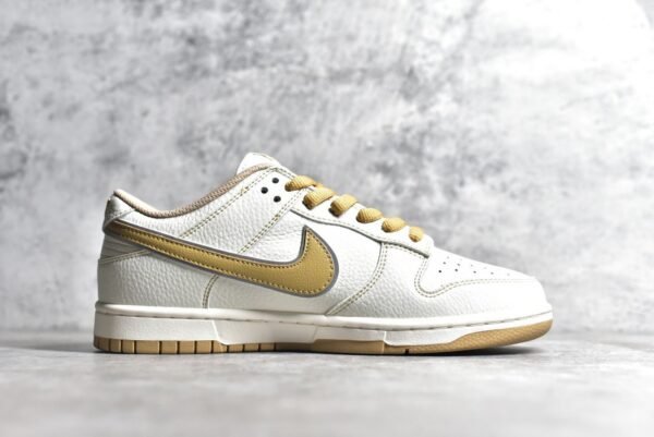 Nike Dunk Low x Supreme Customized color scheme in white and yellow    RM2308-236 - Image 2