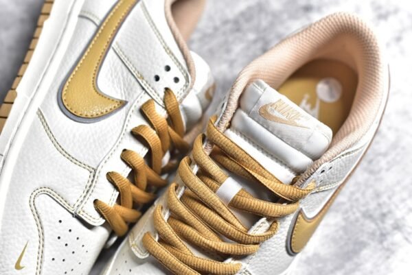Nike Dunk Low x Supreme Customized color scheme in white and yellow    RM2308-236 - Image 5